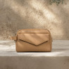 Lancaster – Trousse de toilette en cuir pour femme Zoé x Lancaster Collaboration